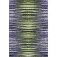 thumbnail image 2 of Addison Rugs Mayfield Washable Traditional Stripes Purple Rectangle Rug, 3' x 5', 2 of 6