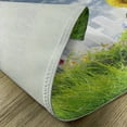 thumbnail image 5 of Ambesonne Nature Place Mats Set of 4, Daisy Flowers in Yard, Standard Size, White Green Blue, 5 of 6