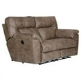 thumbnail image 3 of Catnapper Thompson Power Reclining Loveseat in Brown Polyester Fabric, 3 of 15