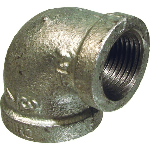 Southland Galvanized Reducing Elbow Fitting - 1 Pack, 1-1/2 In. x 1-1/4 In., 90 Deg