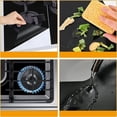 thumbnail image 4 of 3 uds protección para encimera de Gas, alfombrillas reutilizables para estufa de Gas, Protector de pantalla antiadherente, limpieza rápida, 4 of 5