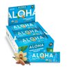 ALOHA Plant Based Protein Bars, Vanilla Almond Crunch, 14g Protein, (Pack of 12)