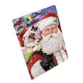 thumbnail image 1 of Santa Carrying Ragdoll Cat and Christmas Presents Blanket BLNKT119091, 1 of 3