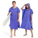 thumbnail image 1 of Towel Abahub Surf Poncho para hombre y mujer, de secado rápido, talla M, color morado, 1 of 7