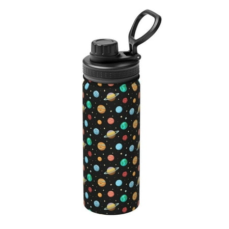 

Ocsxa Solar System Planets Space Print 18oz Stainless Steel Water Bottle Unisex Water Bottle Insulated Sports Water Cup Flask for Cold Water Drinks/Sports/Travel/Car/School