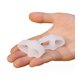 thumbnail image 2 of Separador de dedos doble anillo, almohadilla para los pies, cuidado de los pies, separador de dedos superpuestos, 6 pares, 2 of 8