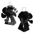 thumbnail image 4 of Ventilador de Estufa Alimentada Por Calor, Ventilador de Madera Con Alimentació Profesional Circula Aire Caliente de 1400 RPM Velocidad 6 Cuchillas para Quemador de Leña, 4 of 7