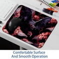 thumbnail image 6 of Bat Gaming Mousepad Square, 8.3x9.8 Inch Non-Slip Rubber Bottom Printed Mouse Mat for Office and Gaming, 6 of 6