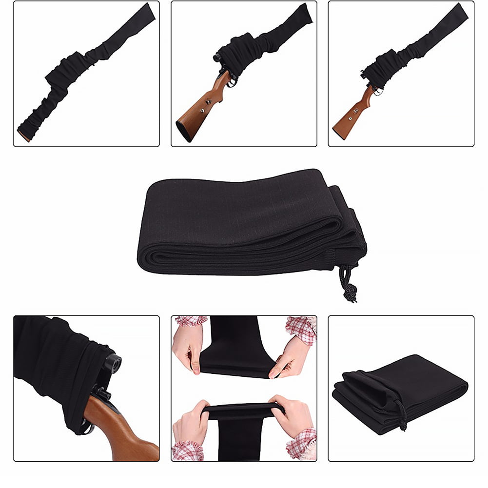 4pcs 14inch Gun Sock Silicone Treated Handgun Pistol Sleeve Storage Case Covers 