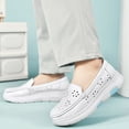 thumbnail image 3 of YOURDIARY Women Nurse Shoes Cotton Lined Boat Shoe Slip On Loafers Ladies Comfort Moccasin, 3 of 5