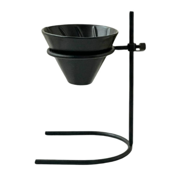 Luzkey Pour over Coffee Dripper Stand Manual Brew Carbon Steel Reusable Drip Coffee Maker Adjustable for Cafe Camping Office Home