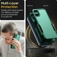 thumbnail image 3 of for Samsung Galaxy A04E Case, [Shockproof] Military Grade Proof Protection [Dropproof] Rugged Protective Heavy Duty Phone Case Cover for Samsung Galaxy A04E (Green), 3 of 15