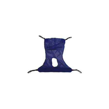 Reliant Full Body Sling With Commode Opening, X-large, Blue, Mesh Part No. R116 (1/ea)