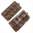 thumbnail image 2 of Huayishang Silicone Molds Silicone Chocolate Mold 6 Shapes Chocolate Baking Tools Non-Stick Silicone Cake Mold Jelly Pudding Candy Mold 3D Mold, Kitchen Essentials Clearance Sale, 2 of 2