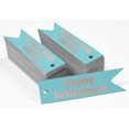 thumbnail image 2 of Inkdotpot Rose Gold Foil Paper Hang Tags Happy Retirement Favor Tags 100 Pieces, 2 of 6