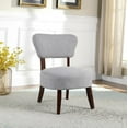 thumbnail image 2 of Nathaniel Home, Round Seat Accent Chair, Medium Density Foam, Gray, 2 of 5
