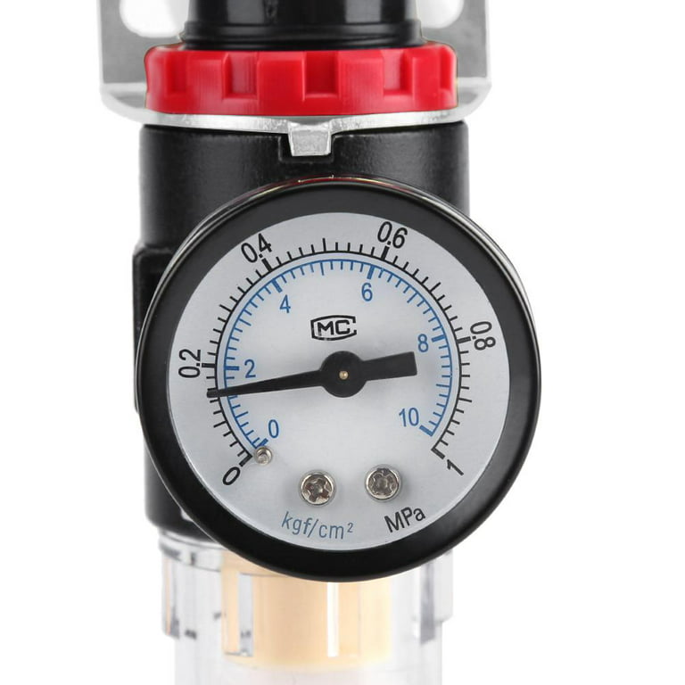 1/4 Compressed Air In Line Moisture / Water Filter Trap & Regulator C –  compressor-source