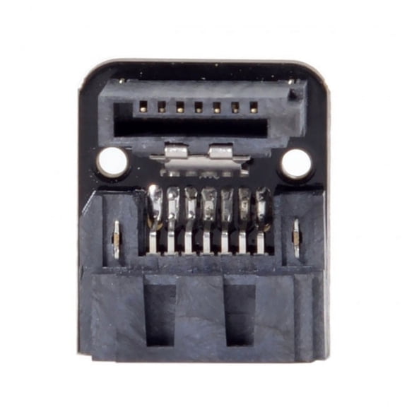 JSER SATA 7Pin Female to 7pin Male 90 Degree Down Angled Adapter Mainboard Motherboard for Desktops SSD HDD
