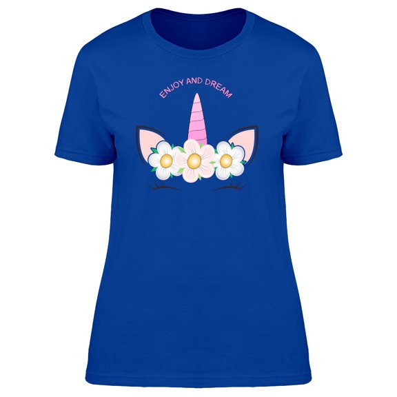 Enjoy And Dream Horn Tee Women's -Image by Shutterstock
