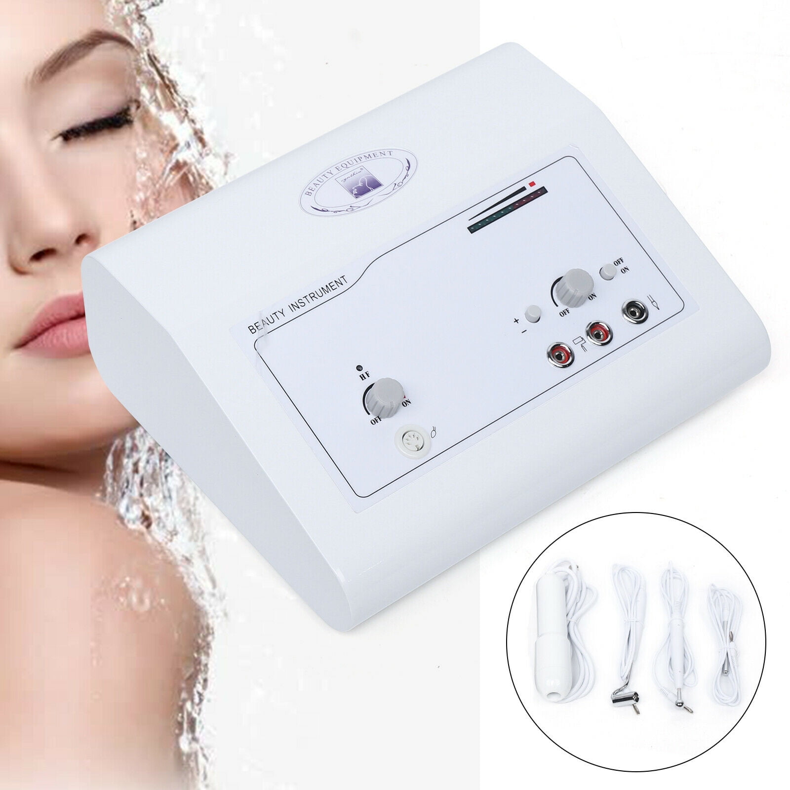 Miumaeov 2 in 1 High Frequency Facial Machine Galvanic Skin Lifting Spa Salon Beauty Machine