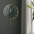 thumbnail image 4 of Reloj, estilo simple, reloj de pared de mármol para decoración del hogar, diseño elevado, 4 of 12