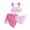 Z-Pink67, variant on CAIVO Tween Girls 3 Piece Swimwear Sets Beach Square Neck Sleeveless Ruffle Tankini Top And Shorts With Cover Up Skirt Bow Print Kids Comfortable Bathing Suit