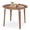 Brown, variant on Gymax 37.5'' Round Kitchen Table Circle Dining Room Table w/ Rubber Wood Legs Walnut