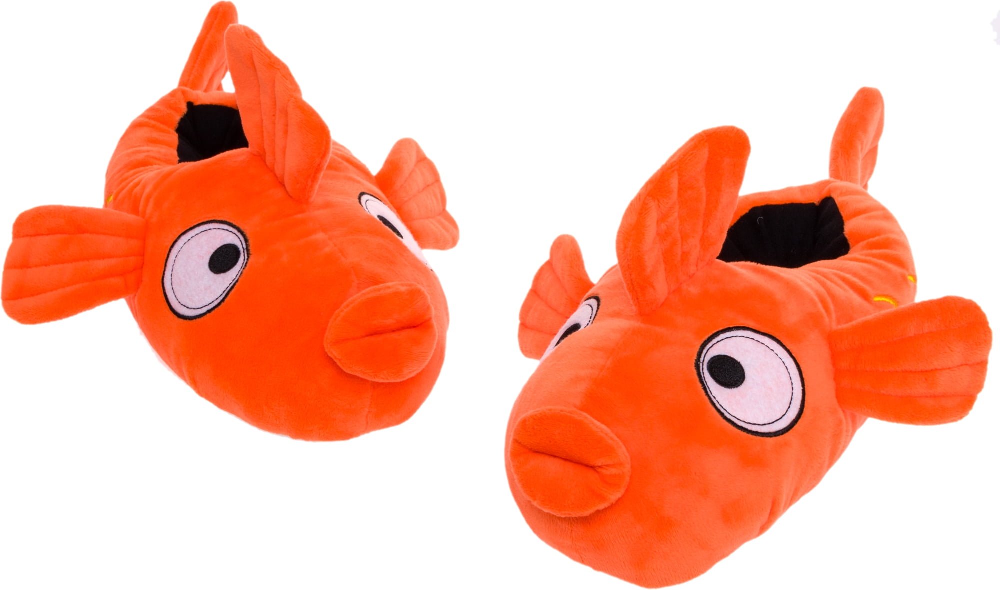 århundrede lugt Encyclopedia FUNZIEZ! - Fish Slippers - Animal Slippers Novelty House Shoe (Orange,  Large) - Walmart.com