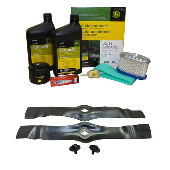 John Deere Original Equipment Model LT133 Maintenance Kit   Standard Blades for 42"