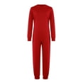 thumbnail image 3 of Oyolan Special Needs Adaptive Clothing for Children Long Sleeve Zip Back Jumpsuit Anti-Strip Romper Long Leg Bodysuit Red 14, 3 of 7