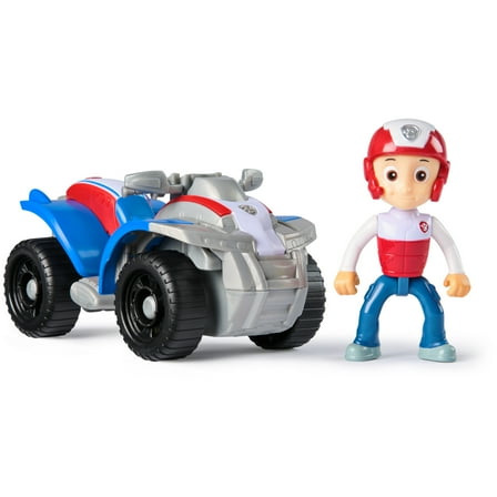PAW Patrol ATV Vehicle with Collectible Ryder Figure, Sustainably Minded Toys for Kids Ages 3 