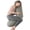 Cooling Black Grey, variant on BATTOP Pregnancy Pillow for Side Sleeping, Soft J Shaped Maternity Body Pillows for Pregnancy with Removable Cover, Support for Back, Hips, Legs, Belly for Pregnant Women, Gray
