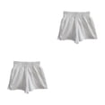 thumbnail image 2 of Sonducket Pantalones cortos de algodón y poliéster para mujer, pantalones de chándal deportivos de cintura alta informales con estilo Type7 NO7, 2 of 6
