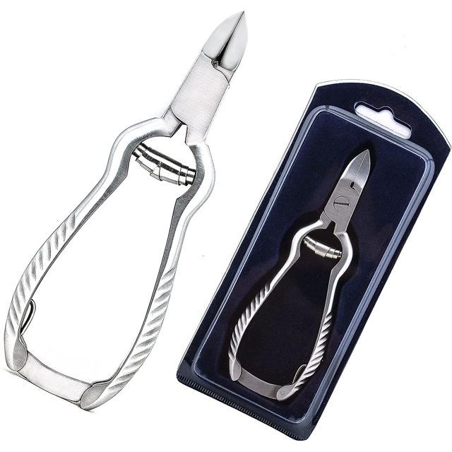 Cortau?as para dedos de los pies Smart Grip Toe Nail Clipper Heavy Duty Professional Ingrown Toenail Clipper con dise?o antioxidante Acrílico de control mejorado ShuxiuWang 8390612441196