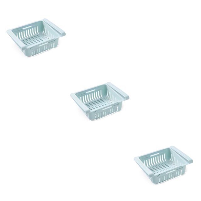 Moyic Organizador de refrigerador retráctil en niveles nevera cajón contenedor huevo vegetal divisor capa bandeja caja de almacenamiento Type1 NO1