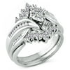 Everlasting Love 7/8 Carat Diamond 14k White Gold Bridal Set