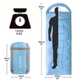 thumbnail image 4 of FAIRYLAND Sleeping Bags for Adults Kids with Compression Sack Portable and Lightweight for 3-4 Season Camping, Hiking,Waterproof, Backpacking and Outdoors（Sky blue）, 4 of 6