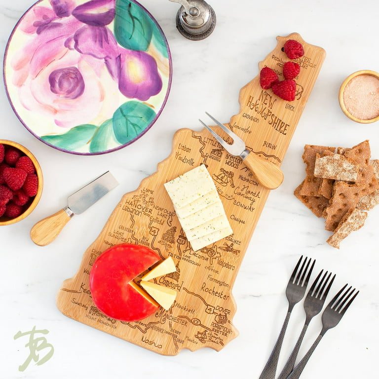  Totally Bamboo Pineapple Shaped Bamboo Wood Cutting Board and  Charcuterie Board, 14-3/8 x 7-1/2: Home & Kitchen