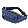 thumbnail image 1 of Riñonera para correr para hombres y mujeres, bolsa de deportes al aire libre multifuncional impermeable y resistente al desgaste, azul, 1 of 5