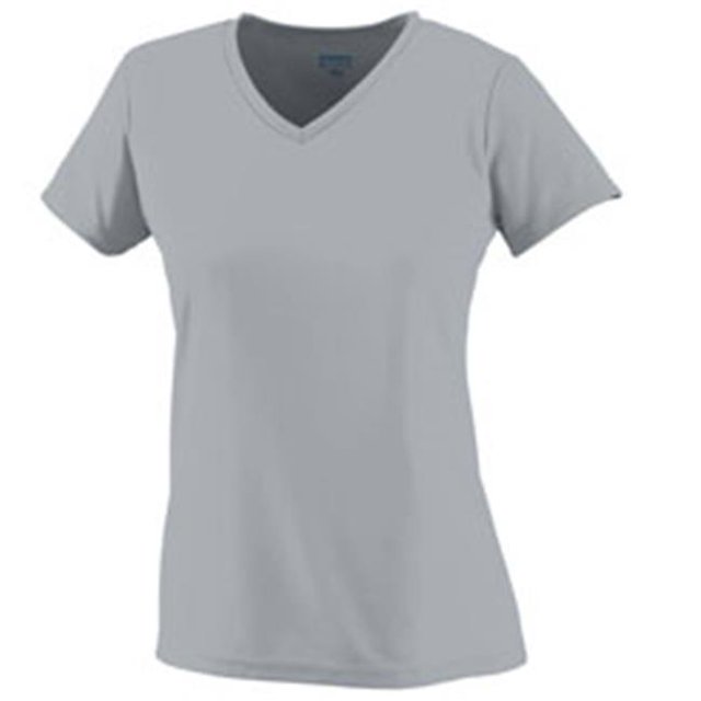 1790A T-Shirt Évacuant l'Humidité pour Femmes, Argent - TG