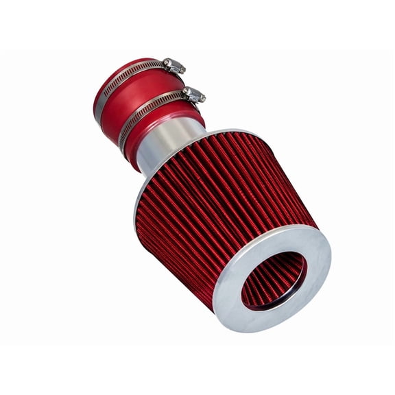 Rtunes Racing Short Ram Air Intake Kit   Filter Combo Compatible For 04-07 Grand Prix V6 (Red)