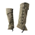 thumbnail image 2 of Cubrebotas medievales de pirata, polainas de caballero guerrero para actuaciones en escenario Verde, 2 of 8