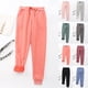 thumbnail image 4 of Leggings de invierno de talla grande para mujer, de felpa lisa: pantalones cálidos y casuales con cintura elástica, para llevar en exteriores e interiores, 4 of 4