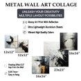 thumbnail image 4 of Designart "Geometric Eclipse In Grey And White Moon" Abstract Painting Wall Art Set Of 5 - Black Modern Wall Living Room Decor Set, 4 of 6