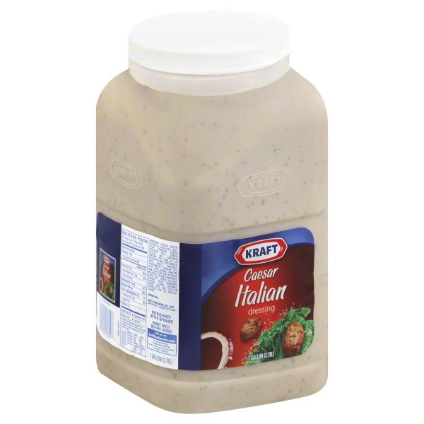 Kraft Caesar Italian Dressing, 1 gal. Jug, Pack of 4