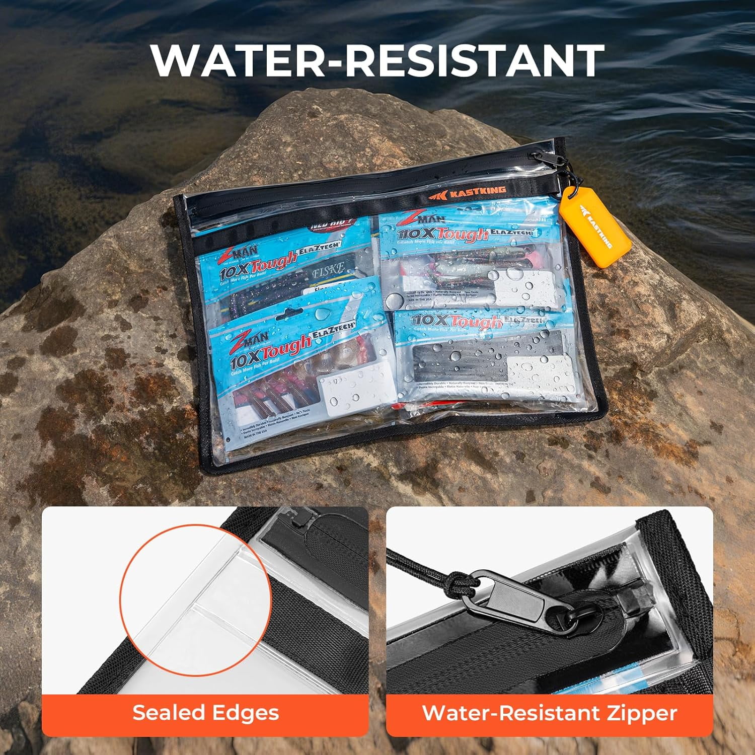 KastKing Tackle Storage Bag, Sealed Edges,Durable & Tough Build-BaitShield