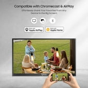Sylvox 55 Smart Outdoor TV, 4K Uhd 1000nits with Dobly Atmos, Google TV with Voice remote, IP56 Waterproof,Google cast,Patial Sun,Deck Pro 3.0