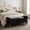 Black, variant on Howcool 51.5" Linen Storage Ottoman Bench, Upholstered End of Bed Bench for Bedroom Living Room Entryway Window Seat（Beige）
