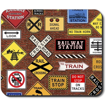 Art Plates Mouse Pad - Train Signs price history on PriceWatchPro