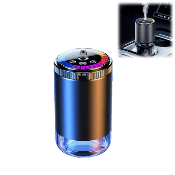 1Pc Smart Car Diffuser Humidifier, Vehicle Air Freshener, Automatic Timing Aroma Mist Machine for Car Interior